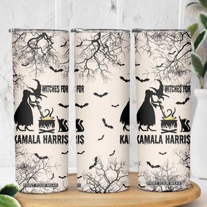 Witches for Kamala Harris 2024 Skinny Tumbler Halloween Witch 47 th President USA America Election Feminist Gothic TB10 Print Your Wear