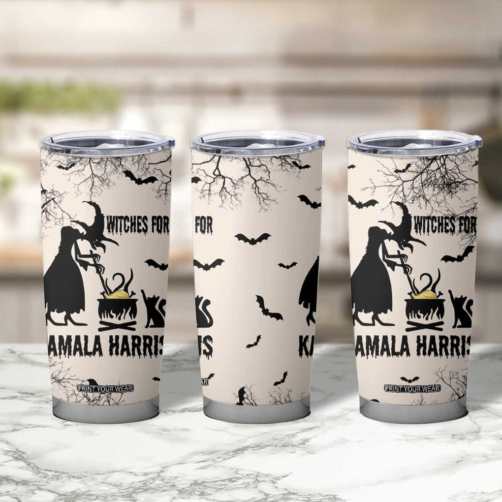 Witches for Kamala Harris 2024 Tumbler Cup Halloween Witch 47 th President USA America Election Feminist Gothic TB10 Print Your Wear