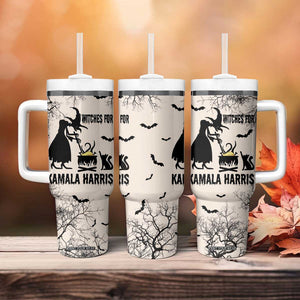 Witches for Kamala Harris 2024 Tumbler With Handle Halloween Witch 47 th President USA America Election Feminist Gothic TB10 Print Your Wear