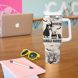 Witches for Kamala Harris 2024 Tumbler With Handle Halloween Witch 47 th President USA America Election Feminist Gothic TB10 Print Your Wear