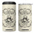 Witches Brew Coffee Co Iced Coffee Cup 4 in 1 Can Cooler Tumbler Funny Witchy Vibes Spooky Decorations TB10 One Size: 16 oz Cream Print Your Wear
