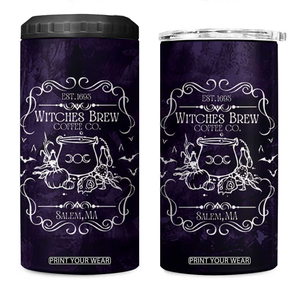 Witches Brew Coffee Co Iced Coffee 4 in 1 Can Cooler Tumbler Frosted Potion Fall Halloween Gifts TB10 One Size: 16 oz Purple Print Your Wear