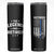 Police Retirement Gift Skinny Tumbler The Legend Has Retired American Flag TB10 Black Print Your Wear
