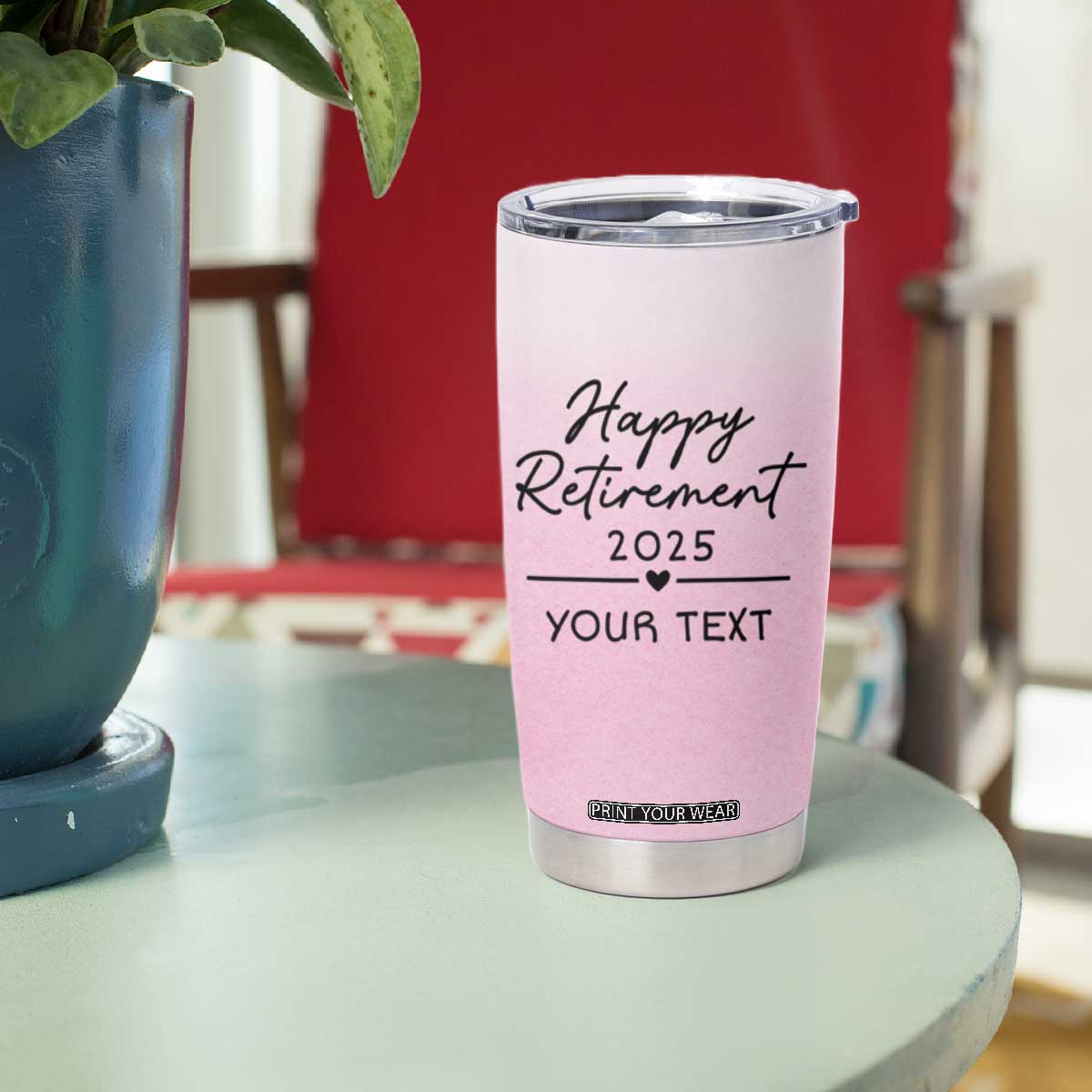 Personalized Retirement Tumbler Cup Custom Name Officially Retired Gift For Boss Co Worker TB10 Print Your Wear