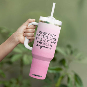 Personalized Retirement Tumbler With Handle Custom Name Officially Retired Gift For Boss Co Worker TB10 Print Your Wear