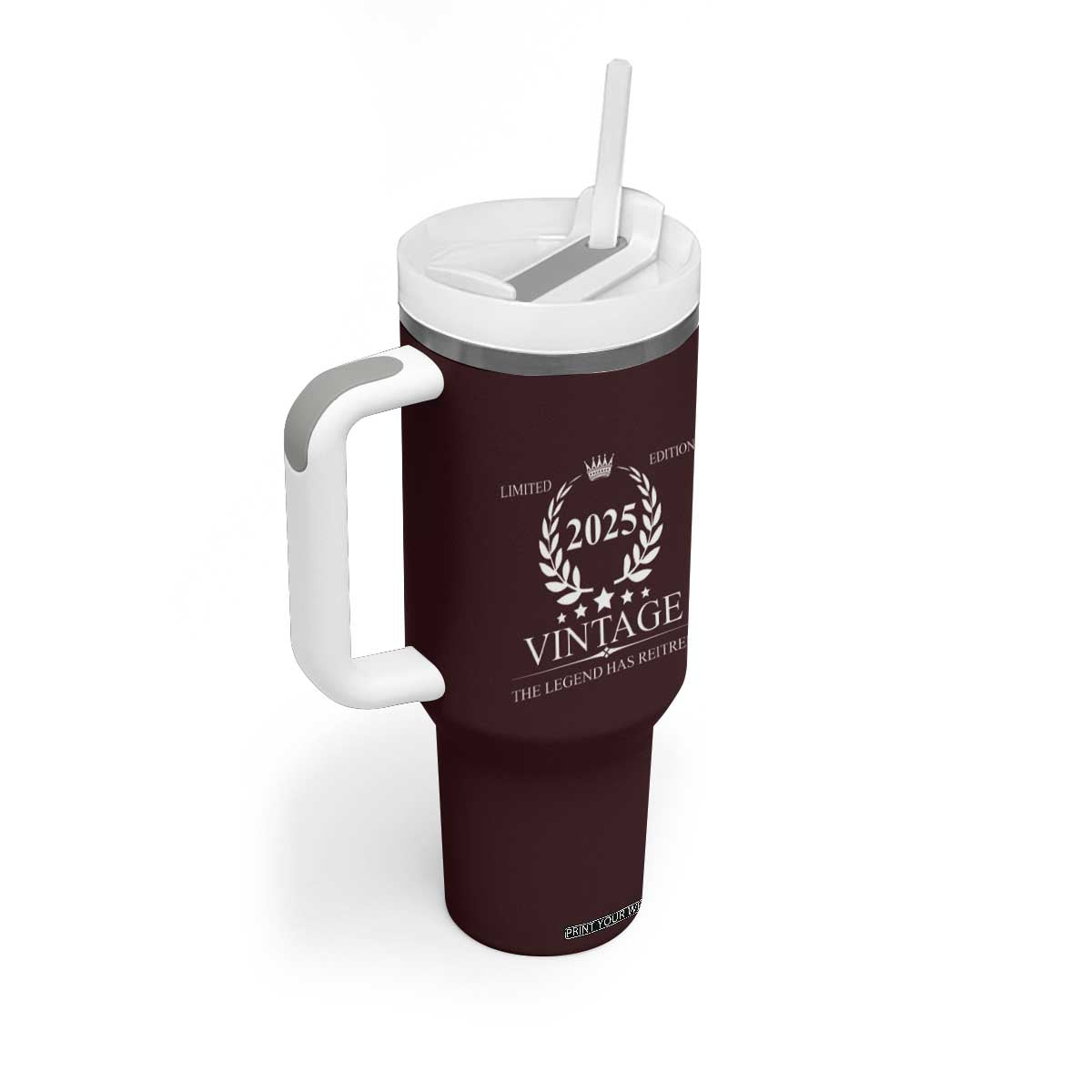 Retirement Gifts for Men Tumbler With Handle The Legend Has Retired 2025 TB10 Print Your Wear