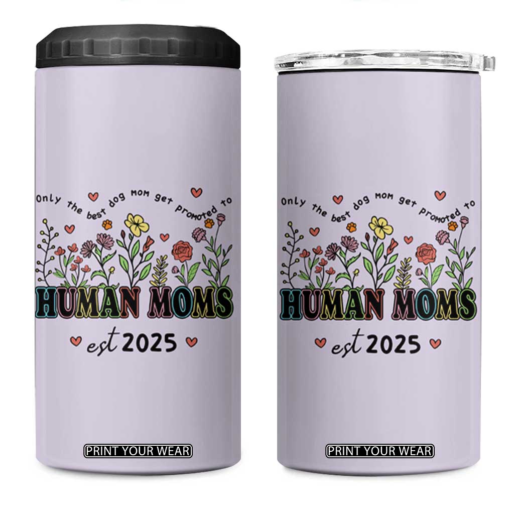 New Mom Gifts 4 in 1 Can Cooler Tumbler Funny Dog Moms Pregnancy Must Haves TB10 One Size: 16 oz Purple Print Your Wear
