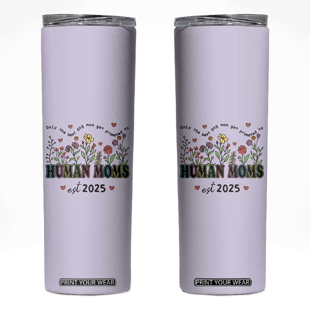 New Mom Gifts Skinny Tumbler Funny Dog Moms Pregnancy Must Haves TB10 Purple Print Your Wear