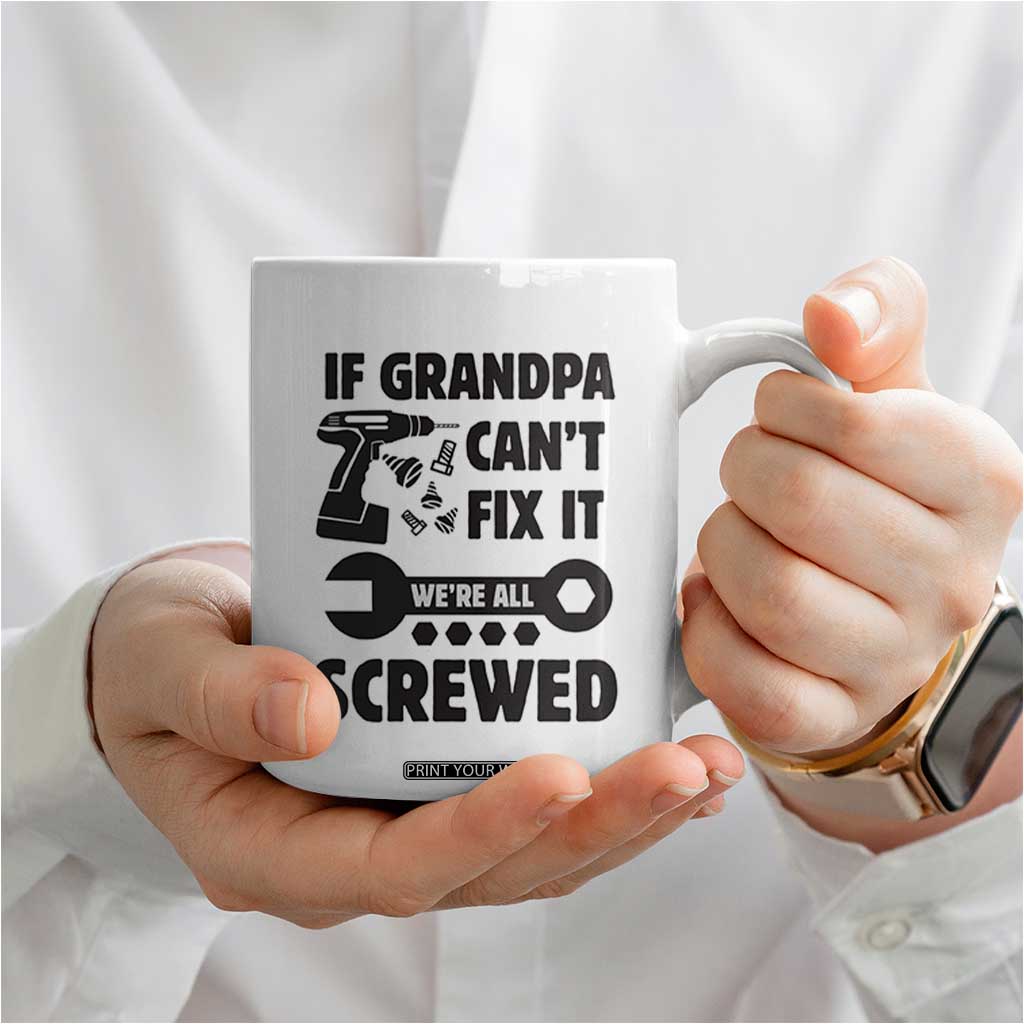 Grandpa Gifts Coffee Mug Fathers Day Grandfather Gift from Granddaughter Grandson TB10 Print Your Wear