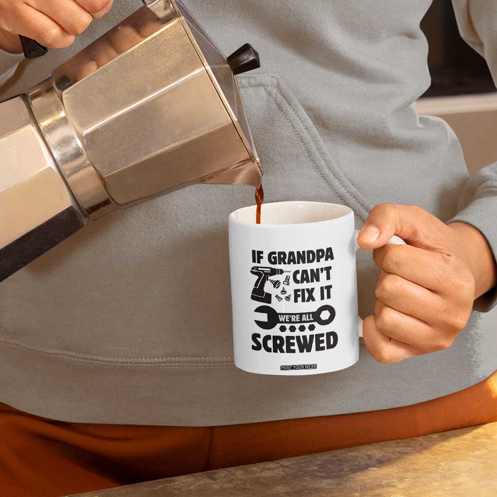 Grandpa Gifts Coffee Mug Fathers Day Grandfather Gift from Granddaughter Grandson TB10 Print Your Wear