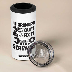 Grandpa Gifts 4 in 1 Can Cooler Tumbler Fathers Day Grandfather Gift from Granddaughter Grandson TB10 Print Your Wear