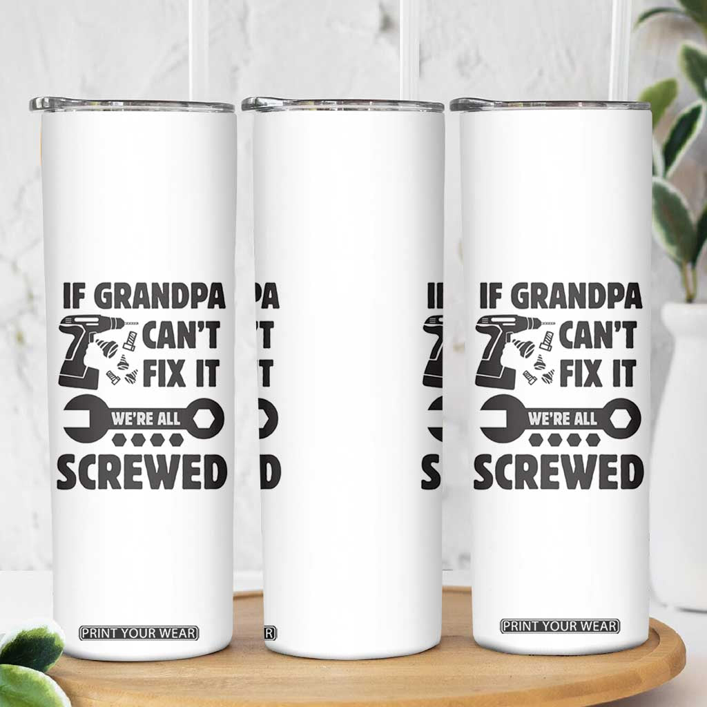 Grandpa Gifts Skinny Tumbler Fathers Day Grandfather Gift from Granddaughter Grandson TB10 Print Your Wear