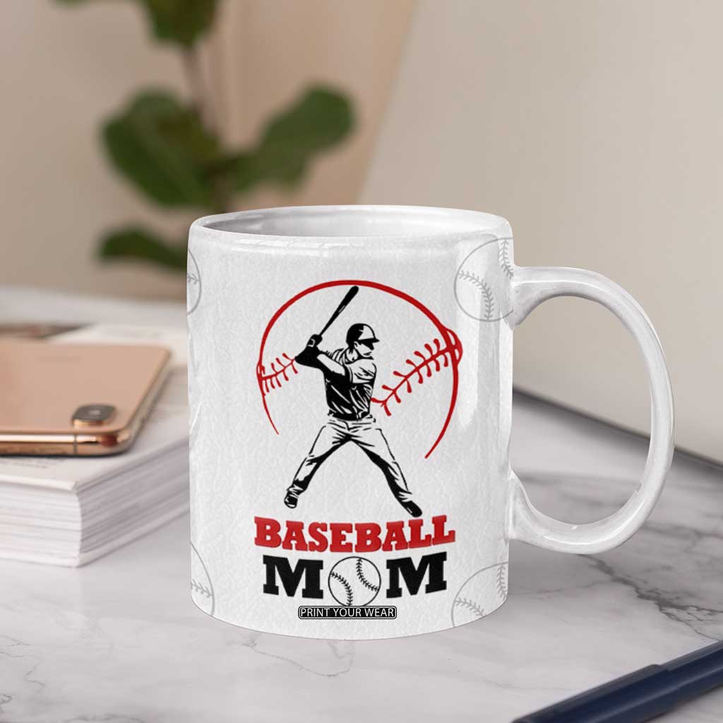Baseball Mom Coffee Mug My Favorite Player Calls Me Mom Mothers Day TB10 Print Your Wear