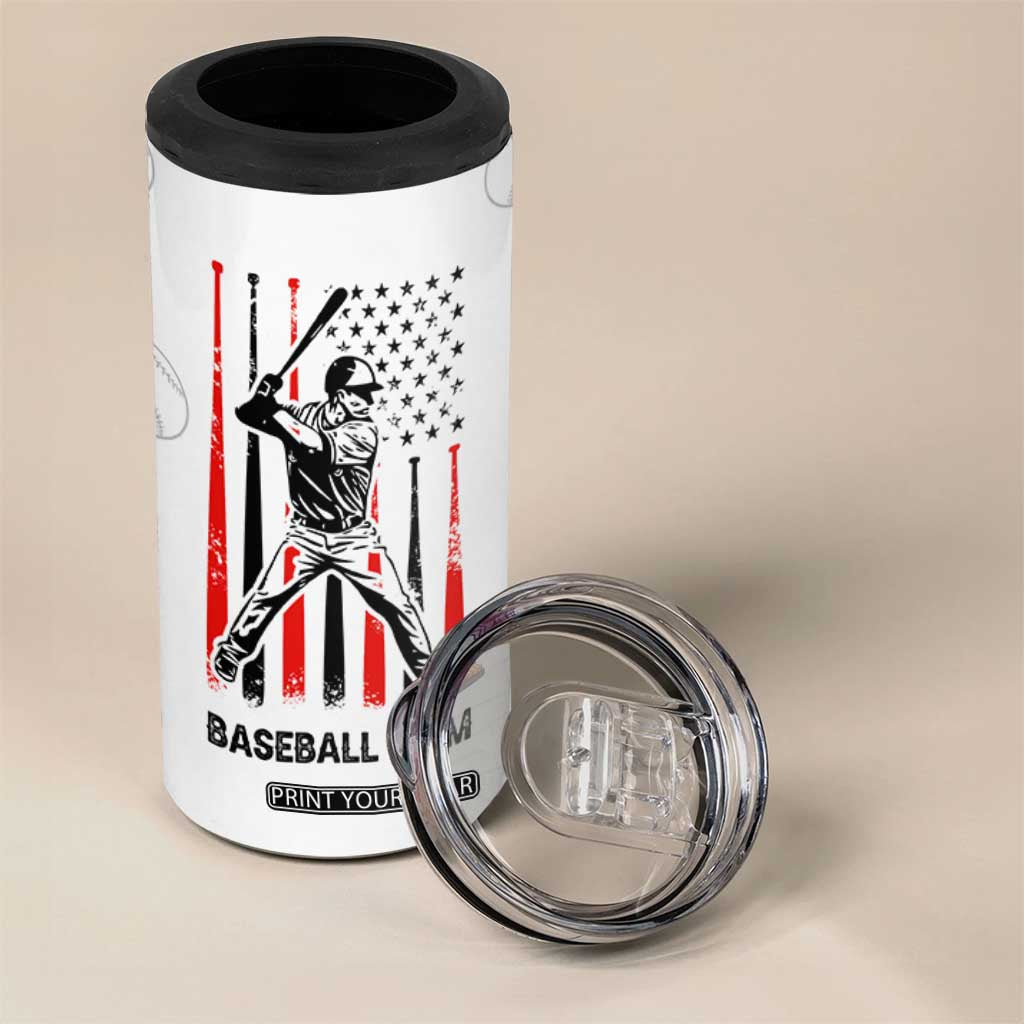 Baseball Mom 4 in 1 Can Cooler Tumbler Leopard Print Mothers Day Birthday Gifts From Daughter Son TB10 Print Your Wear