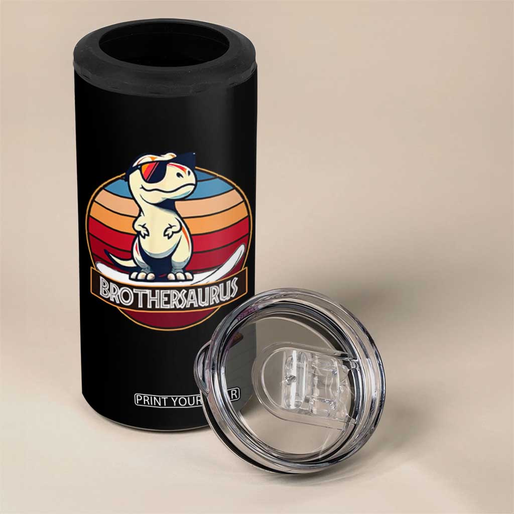 Funny Brother Gifts 4 in 1 Can Cooler Tumbler I Smile Because You Are My Brother TB10 Print Your Wear