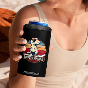 Funny Brother Gifts 4 in 1 Can Cooler Tumbler I Smile Because You Are My Brother TB10 Print Your Wear