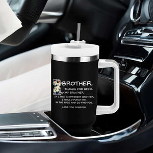 Funny Brother Gifts Tumbler With Handle I Smile Because You Are My Brother TB10 Print Your Wear