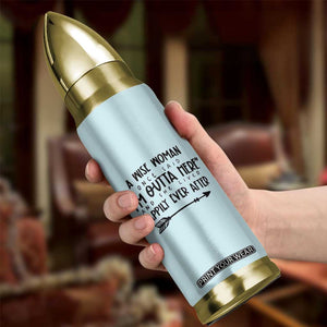 Retirement Gift For Women 2026 Bullet Tumbler A Wise Woman Once Said Im Outta Here TB10 Print Your Wear
