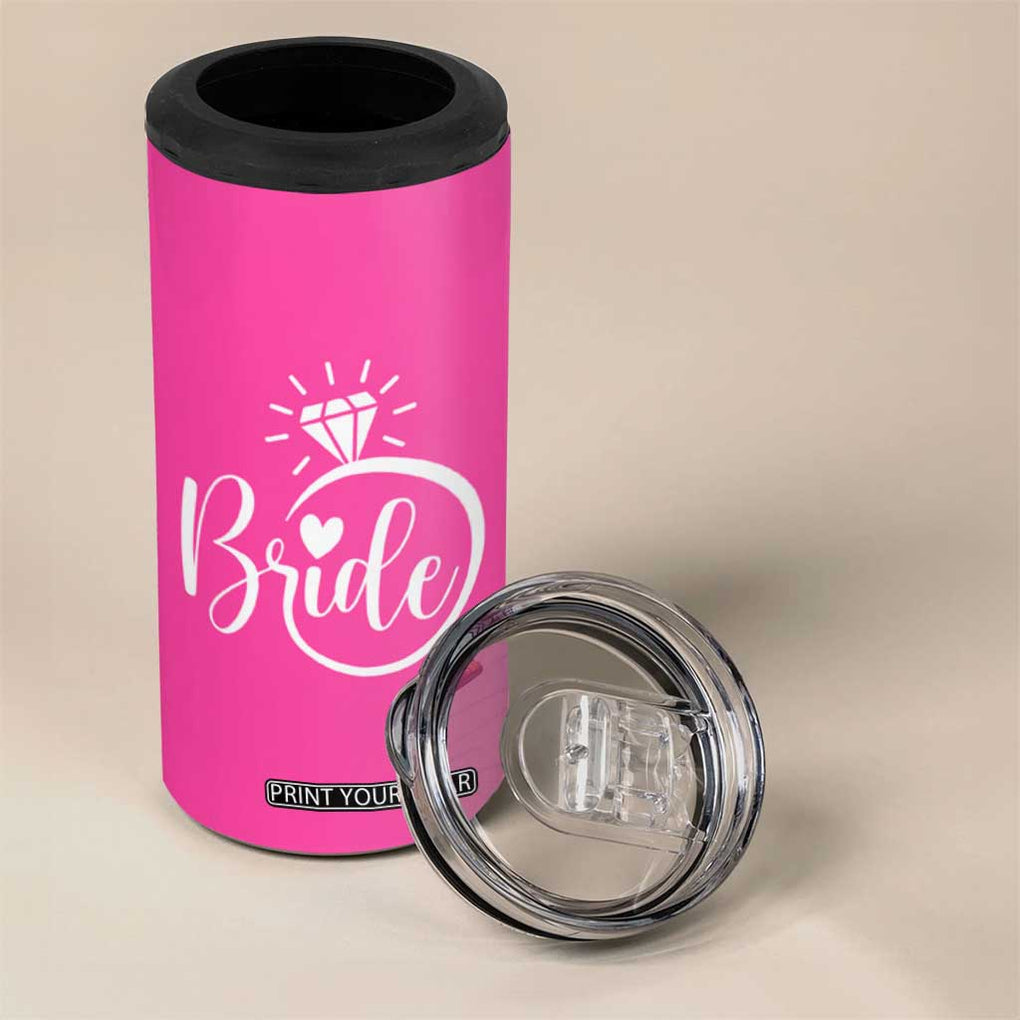 Funny Bride 4 in 1 Can Cooler Tumbler Look At You Getting All Married And Sh*t TB10 Print Your Wear