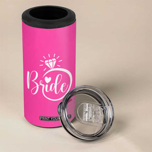 Funny Bride 4 in 1 Can Cooler Tumbler Look At You Getting All Married And Sh*t TB10 Print Your Wear