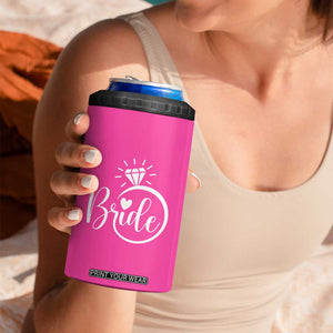 Funny Bride 4 in 1 Can Cooler Tumbler Look At You Getting All Married And Sh*t TB10 Print Your Wear