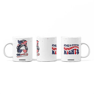 Retro Reproductive Rights Coffee Mug Merica Stars Stripes Feminist 4th Of July TB10 Print Your Wear