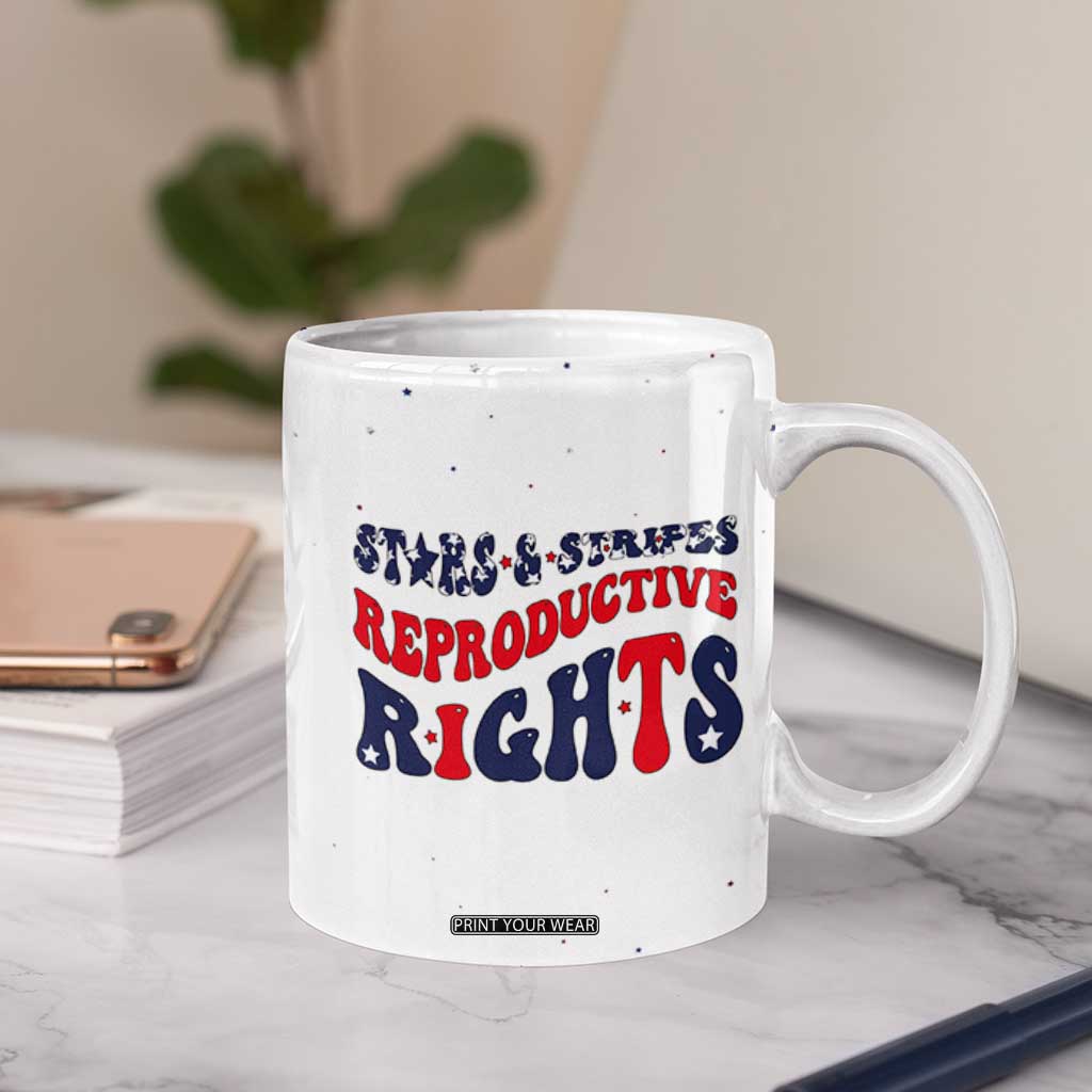 Retro Reproductive Rights Coffee Mug Merica Stars Stripes Feminist 4th Of July TB10 Print Your Wear