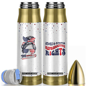 Retro Reproductive Rights Bullet Tumbler Merica Stars Stripes Feminist 4th Of July TB10 White Print Your Wear