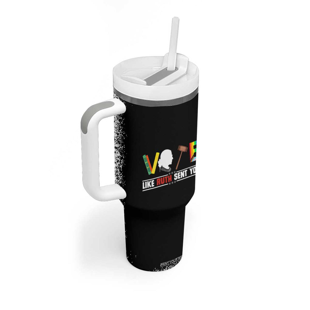 RBG Quote Tumbler With Handle Vote Like Ruth Send You TB10 Print Your Wear