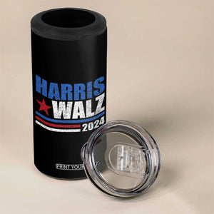 Kamala Harris Tim Walz 2024 Election 4 in 1 Can Cooler Tumbler We're Not Going Back Vote Blue Madam President TB10 Print Your Wear