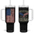This Veteran Supports Trump 2024 Election Tumbler With Handle American Flag Eagle Grandpa Dad Gifts TB10 One Size: 40 oz Black Print Your Wear