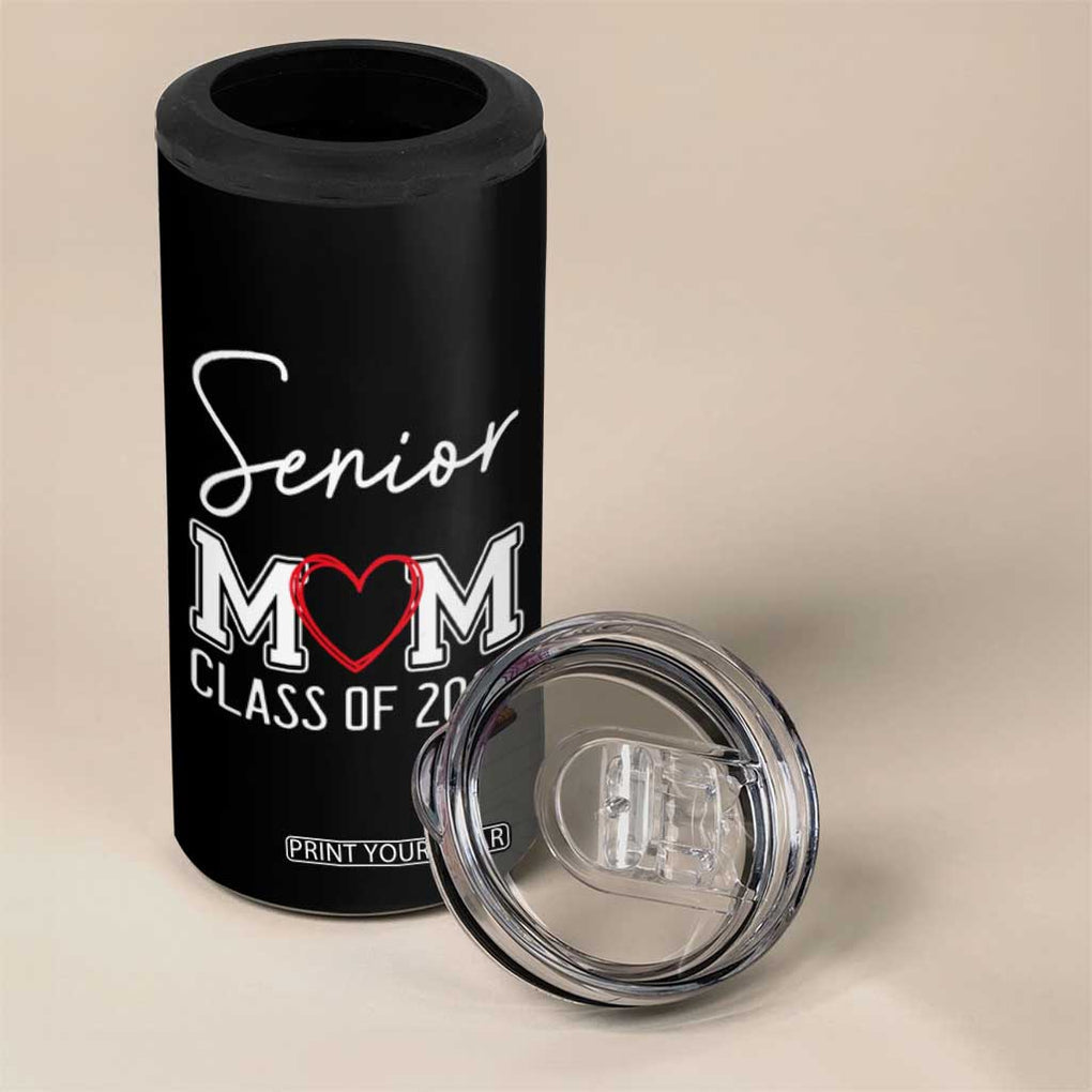 Senior Mom Class Of 2025 Back To School 4 in 1 Can Cooler Tumbler Proud Mom of Graduate Graduation TB10 Print Your Wear