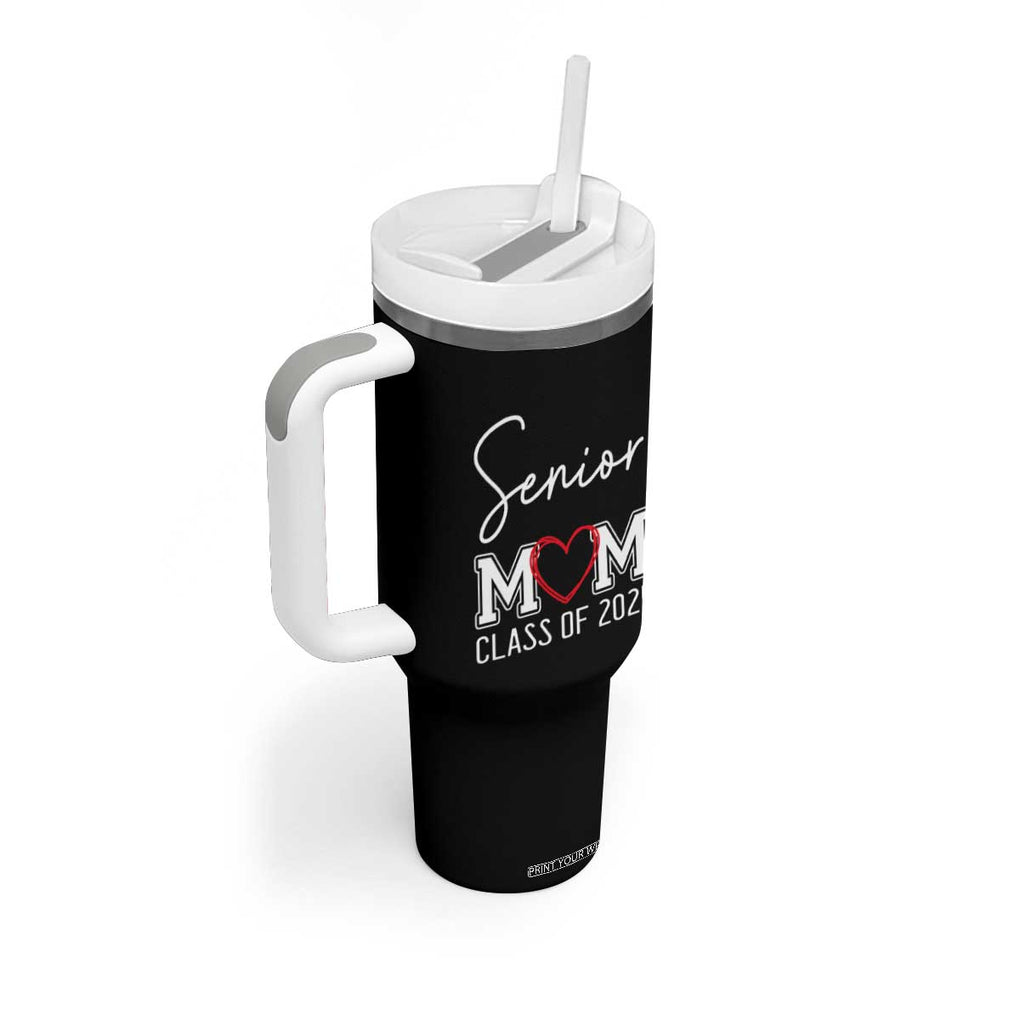 Senior Mom Class Of 2025 Back To School Tumbler With Handle Proud Mom of Graduate Graduation TB10 Print Your Wear