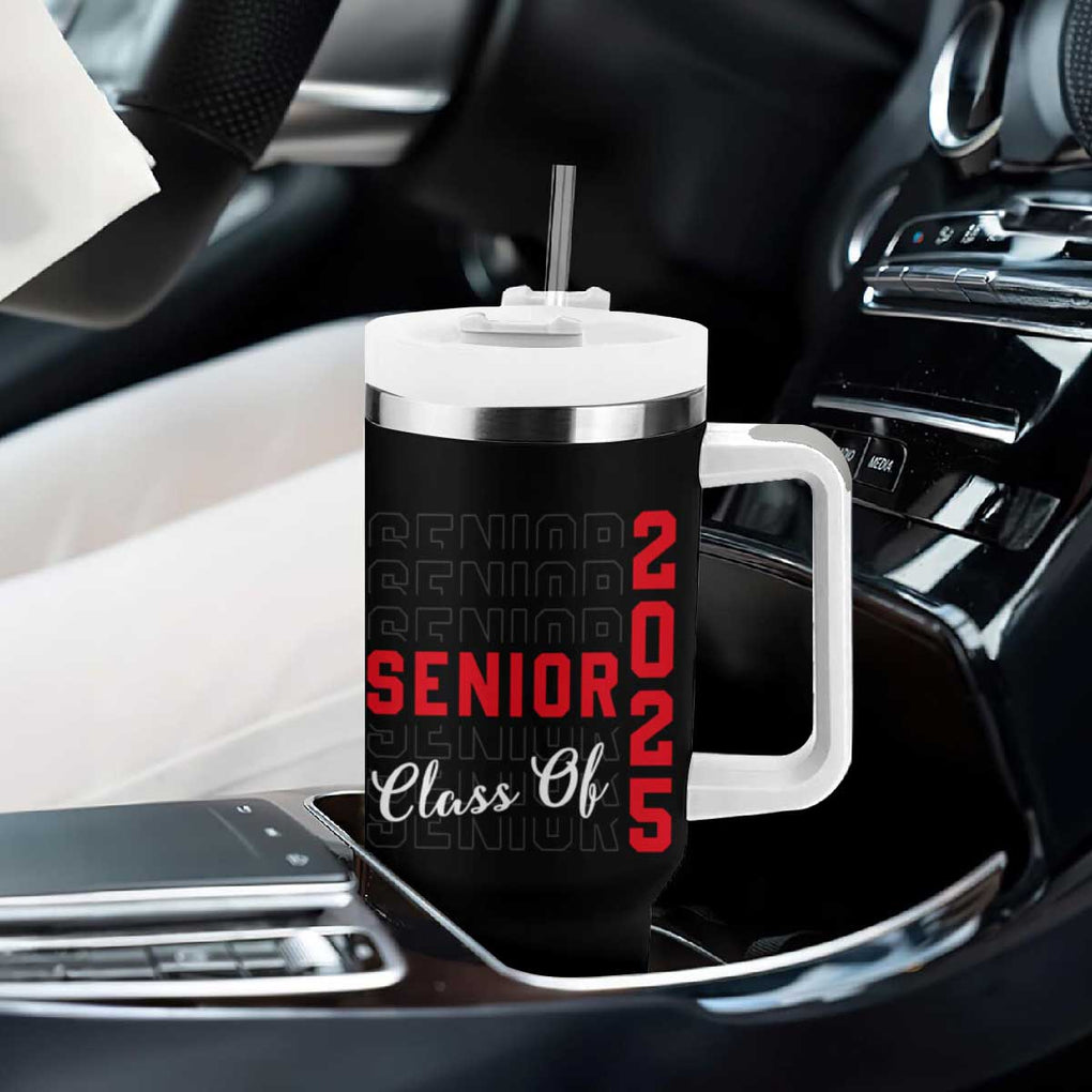 Senior 2025 Tumbler With Handle Class of 2025 Graduation Back To School Graduate Graduation TB10 Print Your Wear