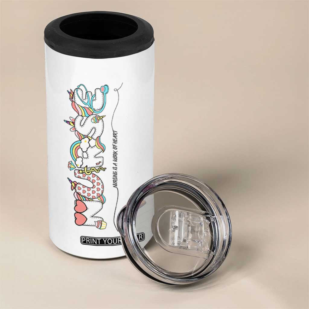 Nurse Gifts For Women 4 in 1 Can Cooler Tumbler Nurses Week Nursing School Graduation Gifts TB10 Print Your Wear