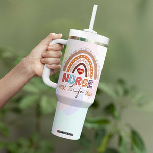 Nurse Gifts For Women Tumbler With Handle Because Badass Life Saver Is Not An Official Job Title TB10 Print Your Wear