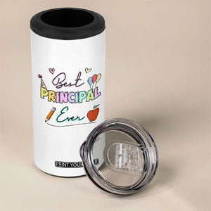 Principal Gifts 4 in 1 Can Cooler Tumbler School Principals Day Best Principal Ever TB10 Print Your Wear