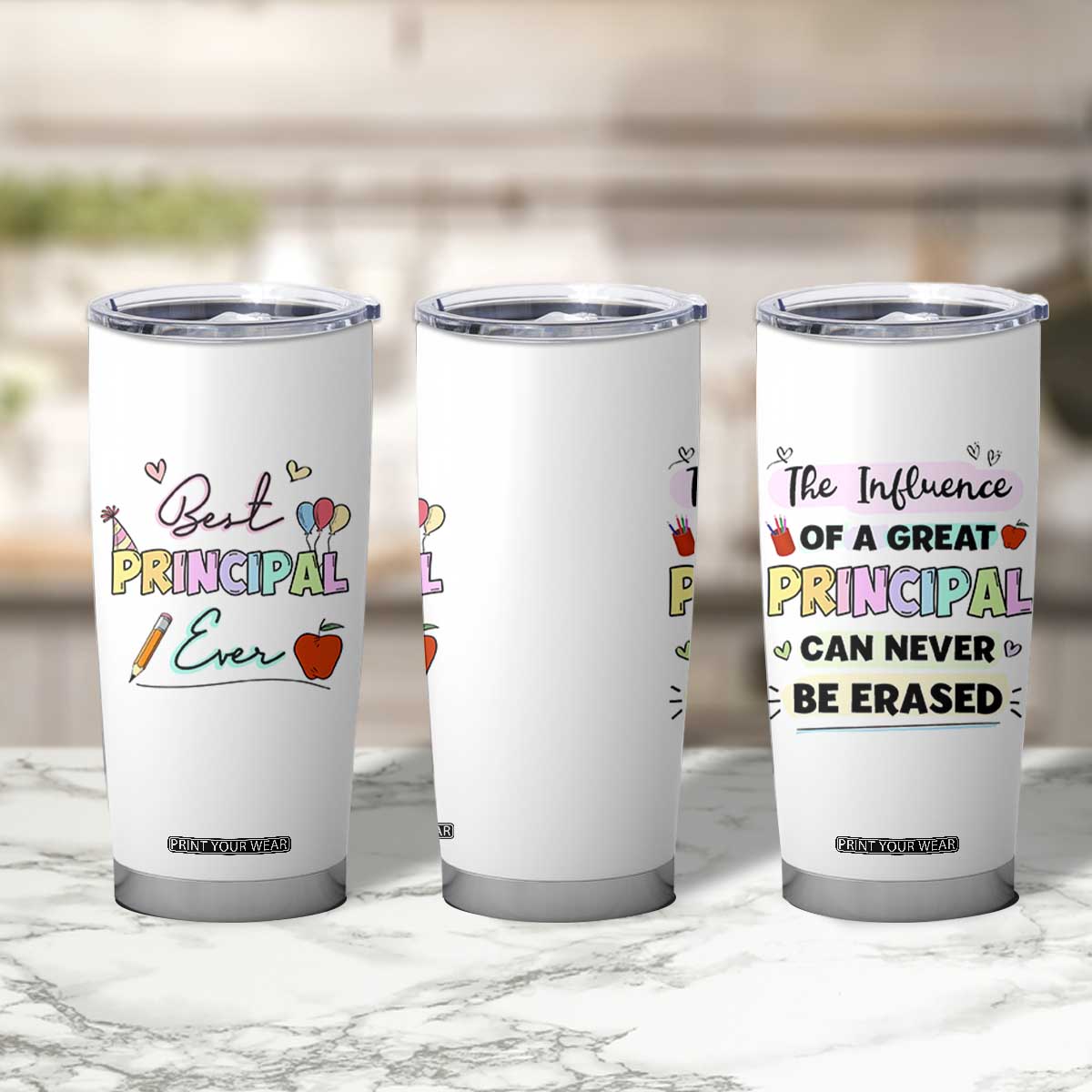 Principal Gifts Tumbler Cup School Principals Day Best Principal Ever TB10 Print Your Wear