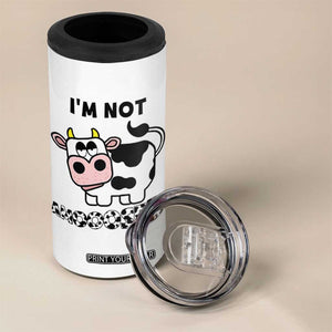 Funny Cow Lovers 4 in 1 Can Cooler Tumbler Not Amooosed TB10 Print Your Wear