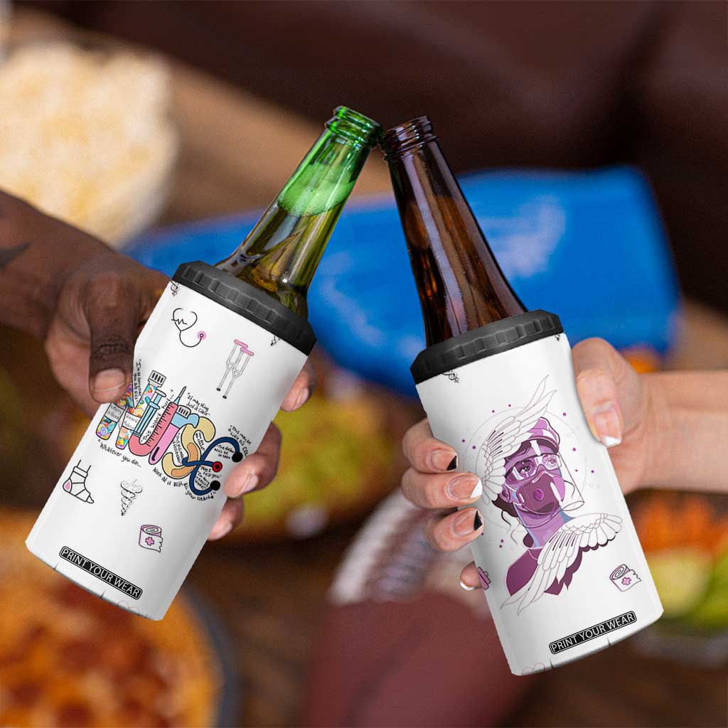 Nurse Gifts For Women 4 in 1 Can Cooler Tumbler Nursing School Graduation Nurses Week Gifts TB10 Print Your Wear