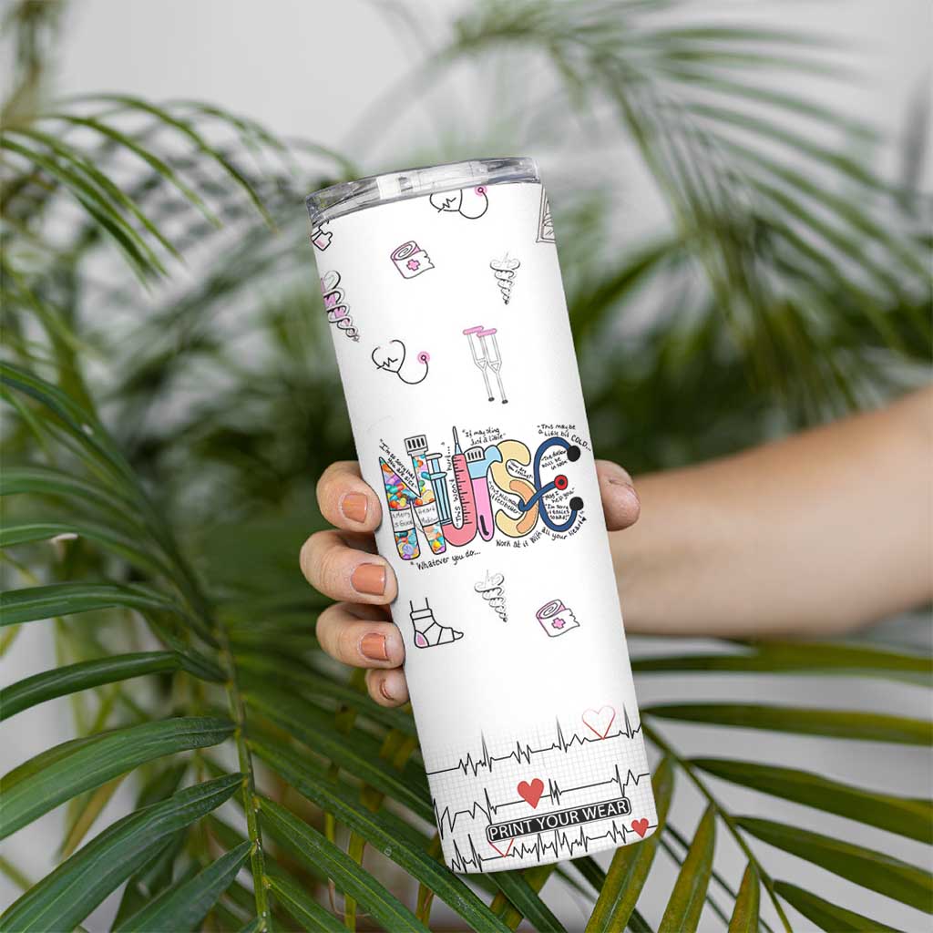 Nurse Gifts For Women Skinny Tumbler Nursing School Graduation Nurses Week Gifts TB10 Print Your Wear