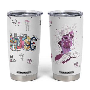 Nurse Gifts For Women Tumbler Cup Nursing School Graduation Nurses Week Gifts TB10 White Print Your Wear