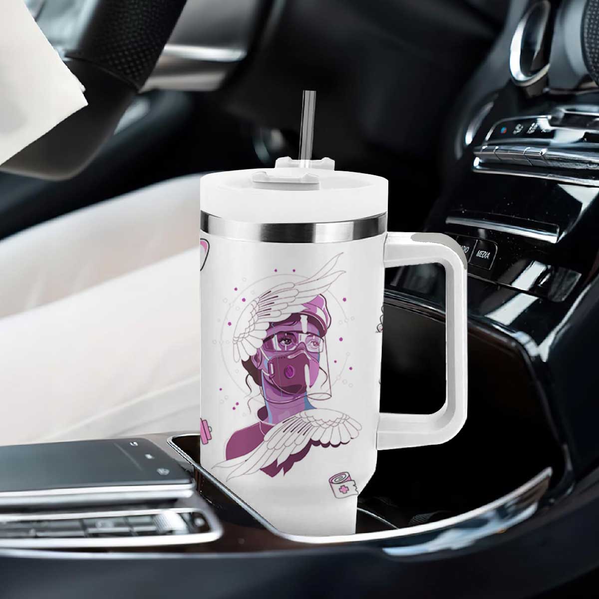 Nurse Gifts For Women Tumbler With Handle Nursing School Graduation Nurses Week Gifts TB10 Print Your Wear