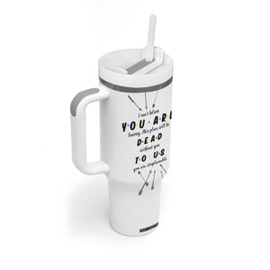 Goodbye Gift Tumbler With Handle You Are Dead To Us Coworker Leaving Gifts TB10 Print Your Wear