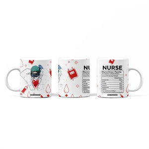 Nurse Gifts for Women Coffee Mug Nutrition Facts Rn Lpn Practitioner Nursing School Graduation Gifts TB10 Print Your Wear