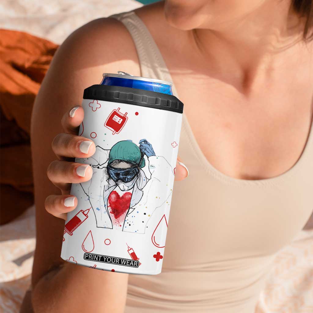 Nurse Gifts for Women 4 in 1 Can Cooler Tumbler Nutrition Facts Rn Lpn Practitioner Nursing School Graduation Gifts TB10 Print Your Wear