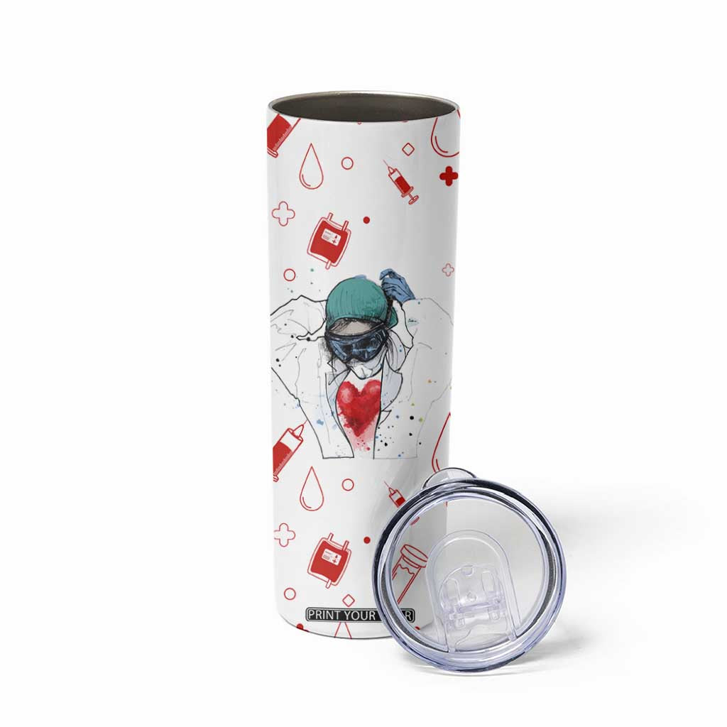 Nurse Gifts for Women Skinny Tumbler Nutrition Facts Rn Lpn Practitioner Nursing School Graduation Gifts TB10 Print Your Wear