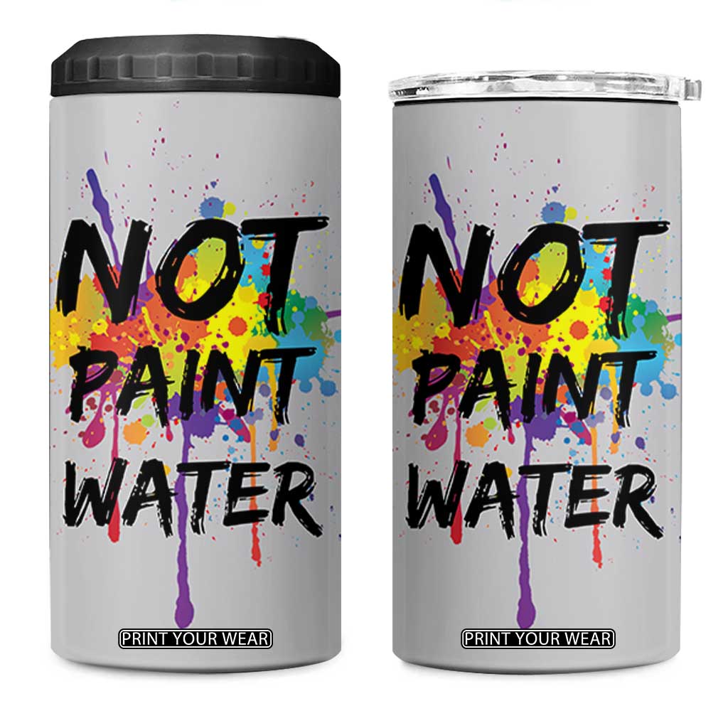 Not Paint Water Artist Gifts 4 in 1 Can Cooler Tumbler Painter Art Teacher Appreciation Gifts Work Colleague TB10 One Size: 16 oz Grey Print Your Wear