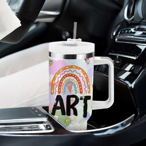 Not Paint Water Tumbler With Handle Funny Artist Painter Art Teacher Gifts TB10 Print Your Wear