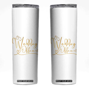 Wedding Officiant Gift Skinny Tumbler Thanks Gifts From Couple Bride Groom TB10 White Print Your Wear